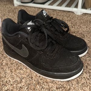 Nike Air Force 1 AF1 LV8 Style BG 'Black-Corduroy' |BV1233-001| 6Y = 7.5 W